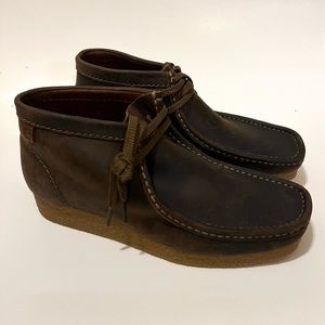 Clark’s Wallabe New 7.5 Mens Brown NEVER WORN